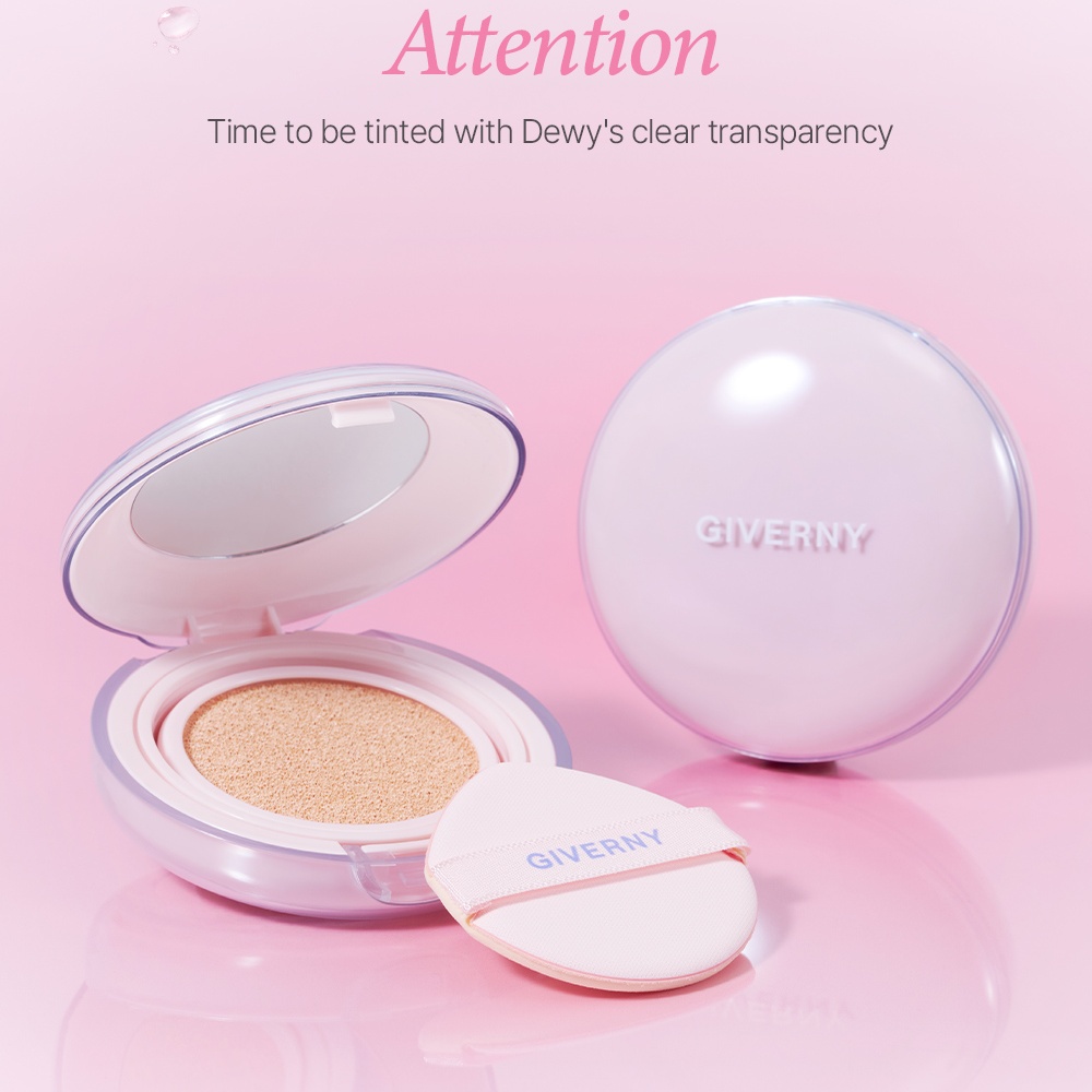 [GIVERNY] DEWY GLASSY CUSHION (3 shades)