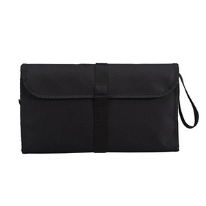 hanging toiletry bag for women makeup in organize large size black