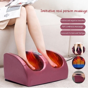 Heat machine foot massager electric foot spa massager vibrating shiatsu leg and foot massager