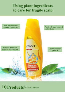 HONGYU OEM/ODM  Hair Shampoo 400ml Garlic Oil