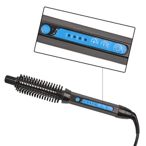 Hot iron electric best hair straightening rolling brush seen tv for hair perm machine EPS328