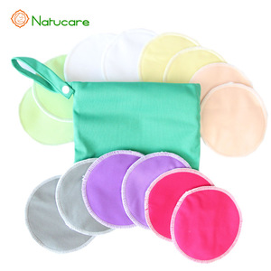 Hot Print Organic Bamboo Nursing Pads Breastfeeding Pads Reusable Breast Feeding pads