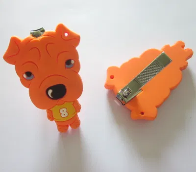 Lovely Cute Dog Shape Cartoon Nail Clipper with Silicon Cover
