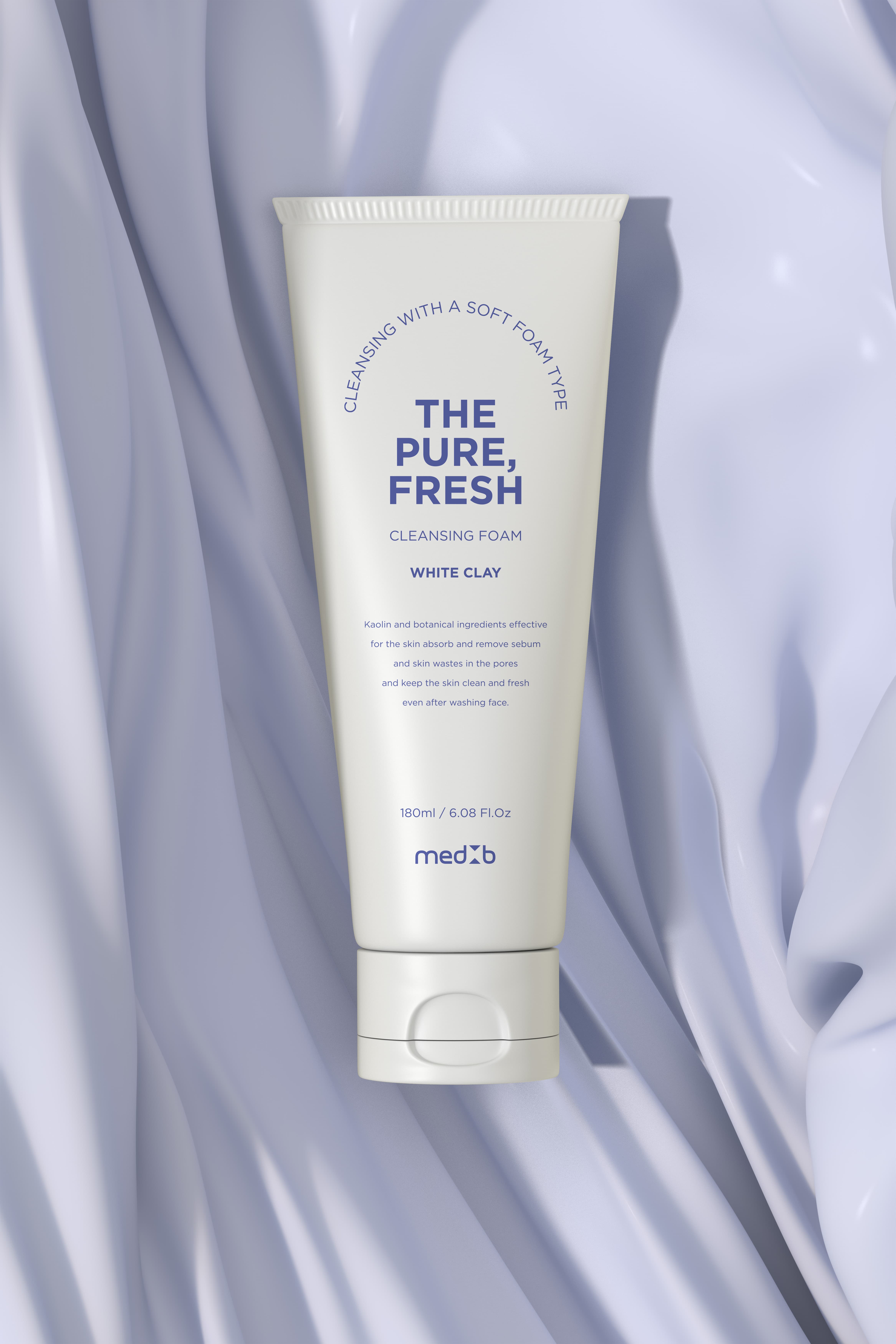 MEDB The Pure Fresh Cleansing Foam White Clay