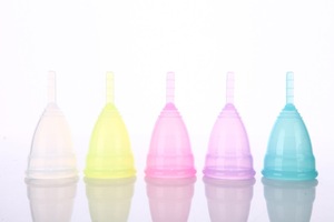 Medical Degrade Heathy Reusable Lady silicone menstrual cup