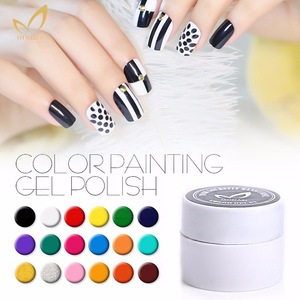 Monasi Cheap Private Label ,Color Painting Gel Nails Polish,Sweet Color Nail Polish