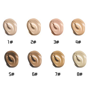 natural private label long lasting liquid foundation with 8color liquid foundation