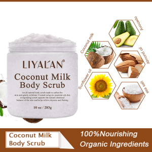 OEM Natural Organic Moisturizing Exfoliator Body Private Label Milk Coconut Scrub