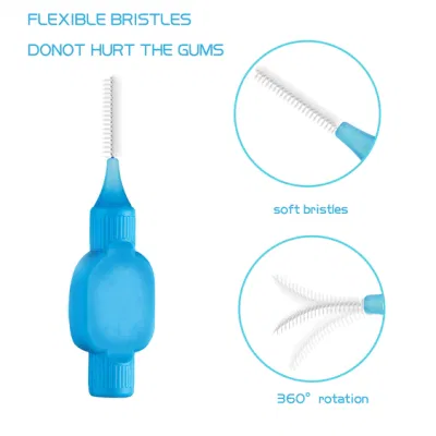 OEM PLA Biodegradable Orthodontic Dental Disposable Toothbrush Interdental Brush