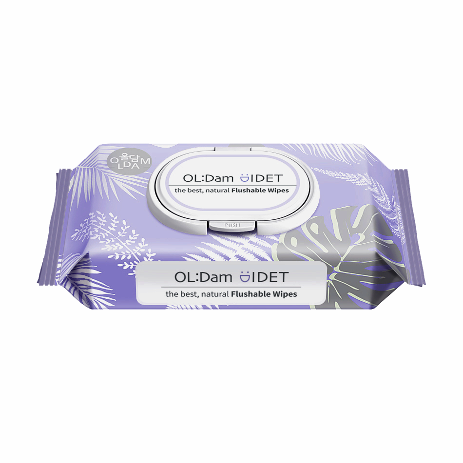 Oldam Flushable Bidet Cotton Blossom Wet Wipes
