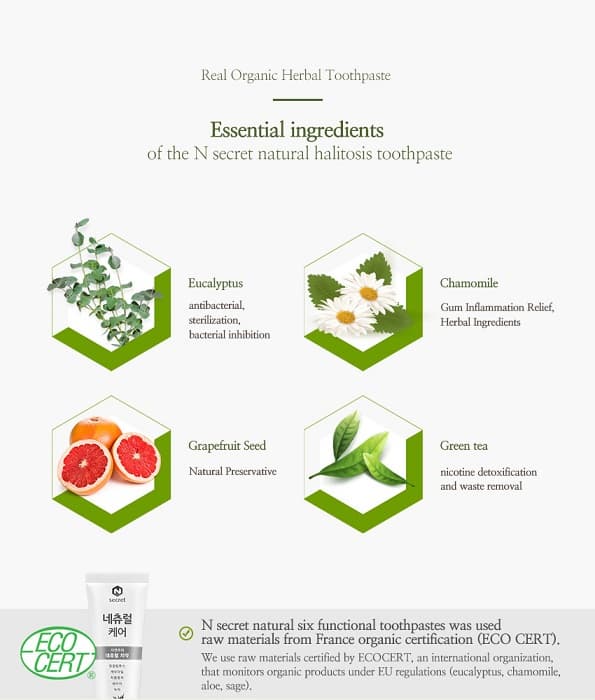 Organic Toothpaste [6Types]