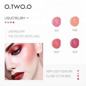 O.TWO.O Makeup Blush 4 Color Long Lasting Liquid Blush