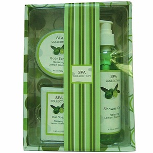 Personal care spa bath gift set with private label