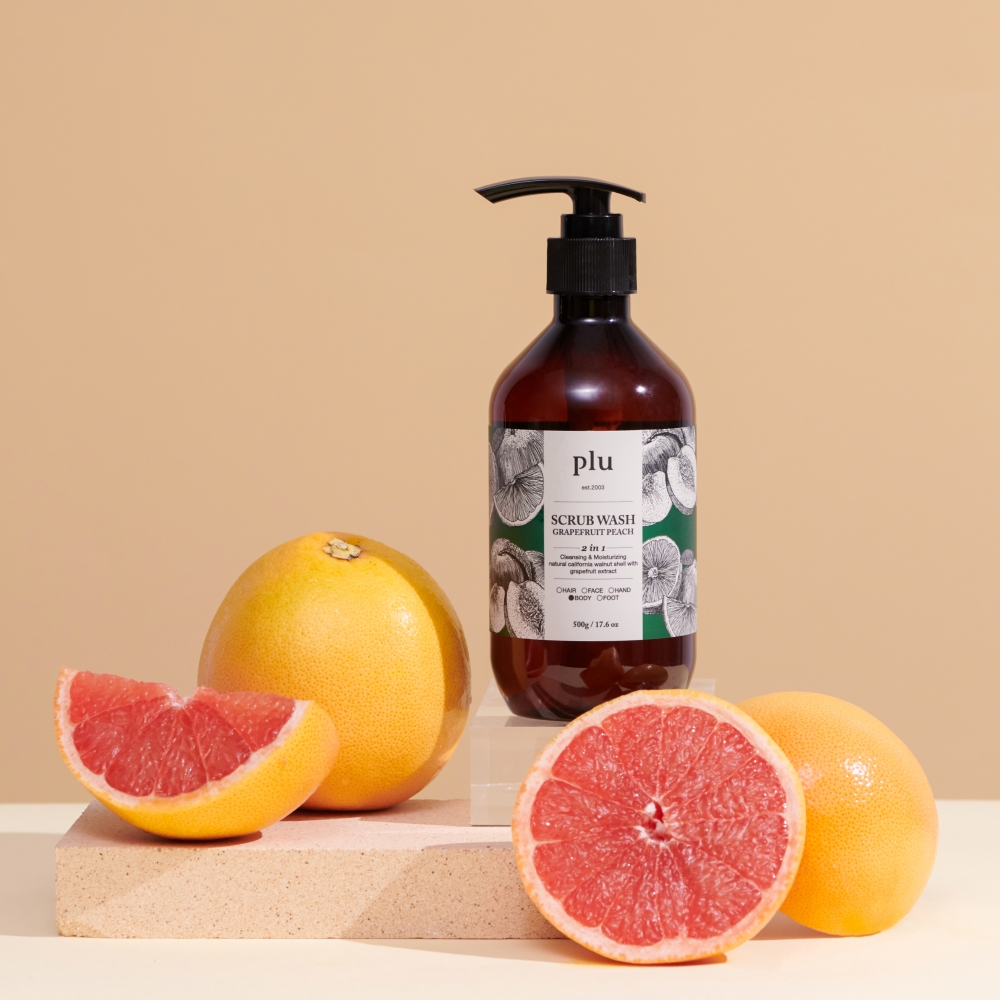 (PLU) Scrub Wash Grapefruit Peach 500g