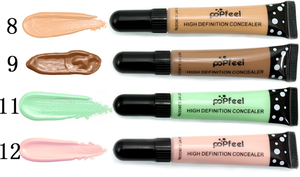 popfeel 12 colors Newest Liquid High Definition Concealer Professional concealer make up