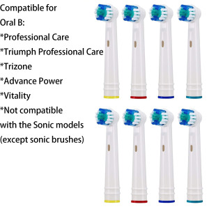 Replacement Brush Heads Compatible With Electric Toothbrush