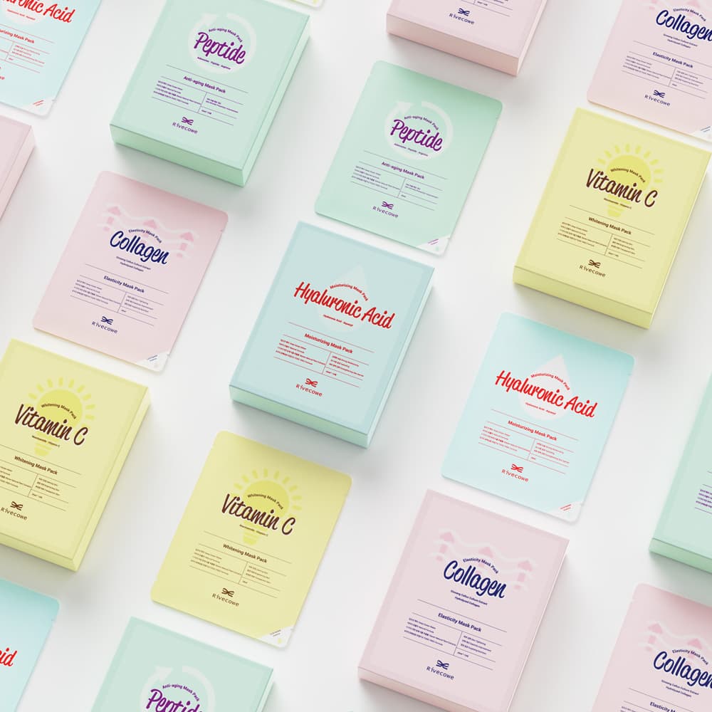 Rivecowe Vitamin C Whitening Mask Pack