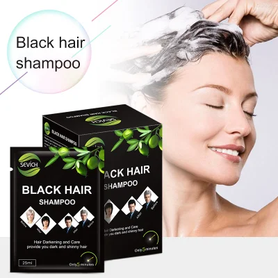 Sevich Anti Grey Color Dark Brown Hair Dye Hair Black Shampoo