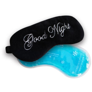 silk velvet gel sleep cooling eye mask cold pack hot cold therapy