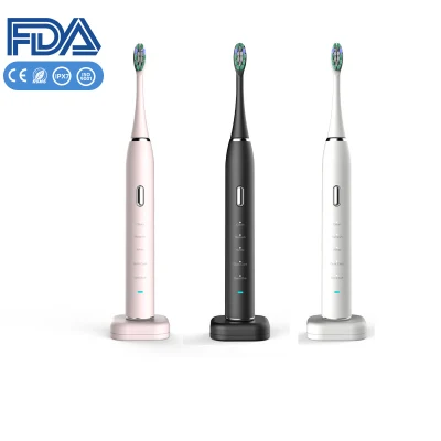 Sonic Electric Toothbrush Wholesale Manufacturer Wireless Charging Festival Gift with FDA Certification