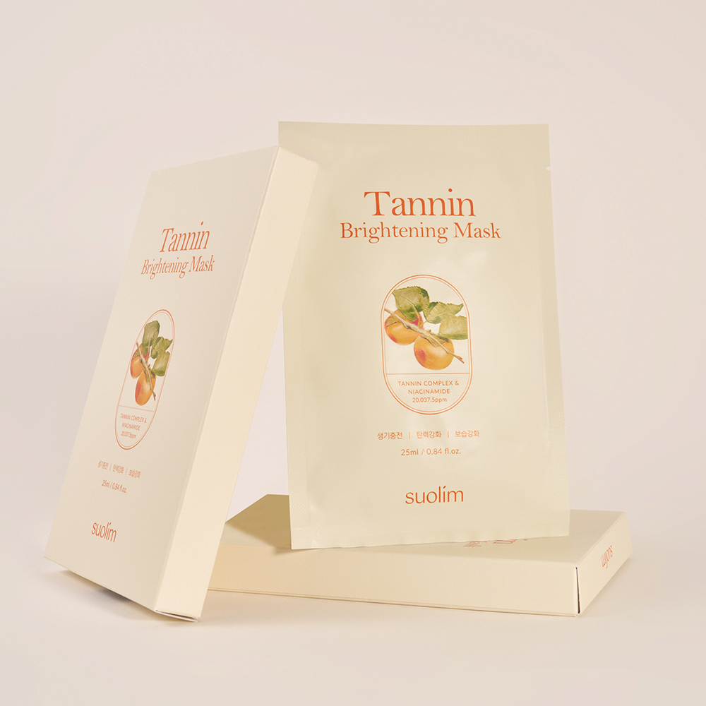 Suolim Tannin Brightening  Facial Sheet Mask