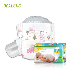 Super thin printed disposable baby diapers/nappies