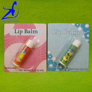 台湾材料符合FDA和EEC化妆品法规泡罩卡包装水分香精唇膏