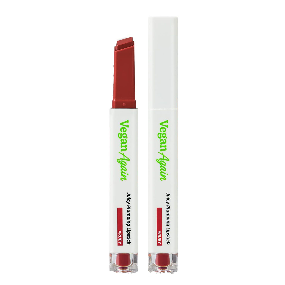 (Touch in SOL) Vegan Again Juicy Plumping Lipstick [#Ruby] 2g