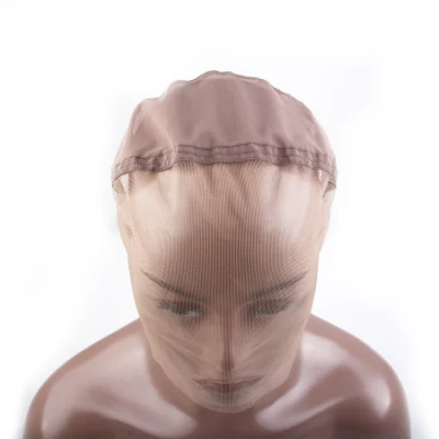 Transparent Brown Glueless Weaving Cap 360 Lace Wig Cap with Adjustable Elastic Straps