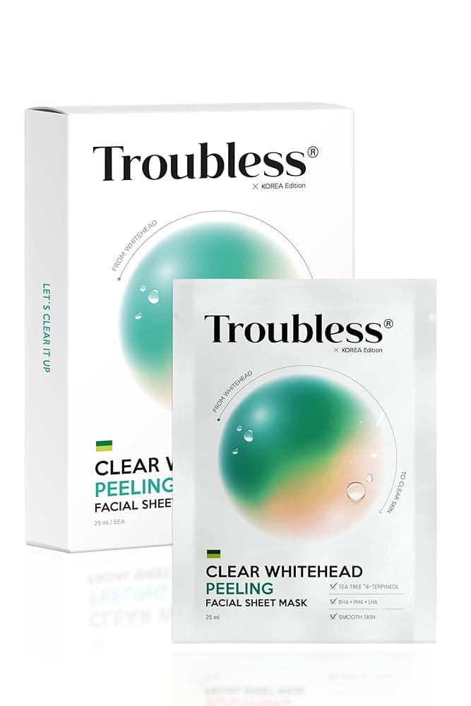 Troubless Clear Whitehead Peeling Facial Sheet Mask