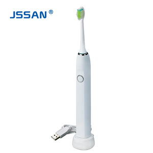 Ultrasonic 2 brush heads oral hygiene health product rechargeable 5modes sonic electric tooth brushes with pressure sensor