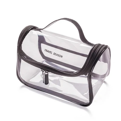 Women Bulk Makeup Pouch Transparent Waterproof Travel Toiletry Clear Cosmetic Bag