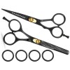 Custom Stainless Steel Sharp Slim Barber Scissors Makeup Scissors Beauty Small Straight Eyebrow & Beard Hair scissors