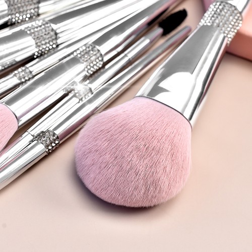 Shiny 11pcs Diamond Makeup Brush Set