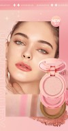 Handaiyan Wholesale New Product European and American High Gloss Powder Blusher Dressing 3in1 One Piece Disc