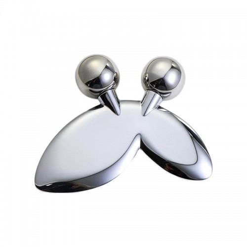 Modern Fashion Stainless Steel Facial Spa Butterfly Design Beauty Ice Wave Ball