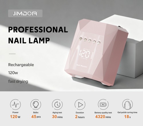 UV LED Nail Dryer Lamp for Gel Nails Professional Nail Light with Timer Display