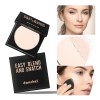 Matte Oil‑Control Pressed Setting Powder Palette, Waterproof Sweatproof, Long‑Wear Brightening Finishing Powder for Facial Makeup