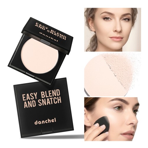 Matte Oil‑Control Pressed Setting Powder Palette, Waterproof Sweatproof, Long‑Wear Brightening Finishing Powder for Facial Makeup