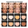 Matte Oil‑Control Pressed Setting Powder Palette, Waterproof Sweatproof, Long‑Wear Brightening Finishing Powder for Facial Makeup