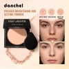 Matte Oil‑Control Pressed Setting Powder Palette, Waterproof Sweatproof, Long‑Wear Brightening Finishing Powder for Facial Makeup
