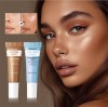 Travel Size Brightening Bronzing Serum Kit, Moisturizing Self‑Tanning Drops, Nourishing Skin Glow for Face & Body Use