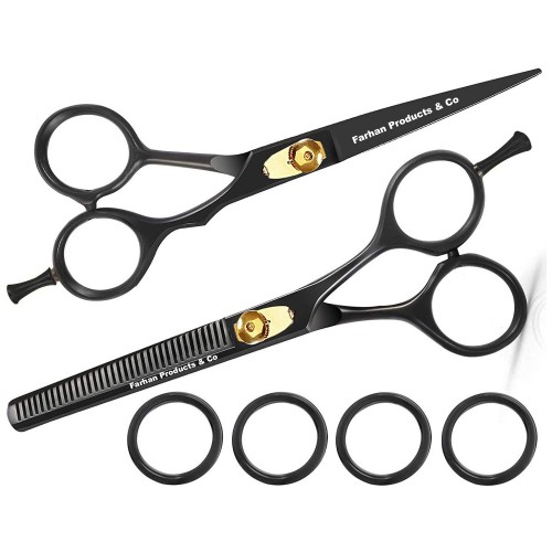 Custom Stainless Steel Sharp Slim Barber Scissors Makeup Scissors Beauty Small Straight Eyebrow & Beard Hair scissors