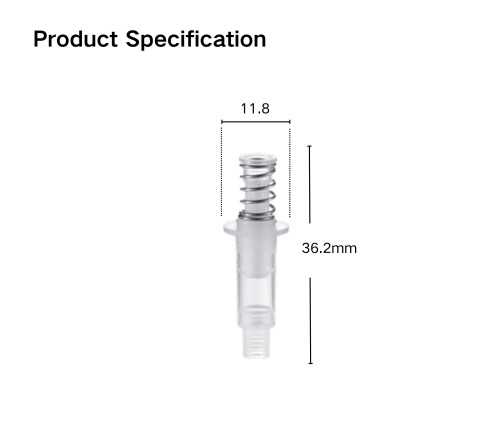 0.12cc Lotion Pump Core (Side Φ11.8) | Lotion Cosmetic Pump Parts Manufacturer