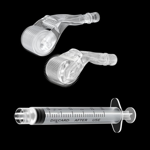 Microneedle Aqua Roller | Aqua Roller With Syringe - DermaRollingSystem.com