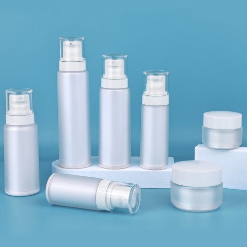 Double Layer PS/PET Skincare Bottle Set (OYS-A03) - 30ml/50ml/80ml/100ml/120ml, Stock Cosmetic Packaging Bottles & Jars