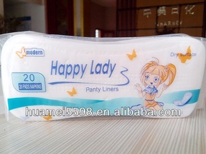 155mm soft anion carefree panty liners modess sanitary napkin