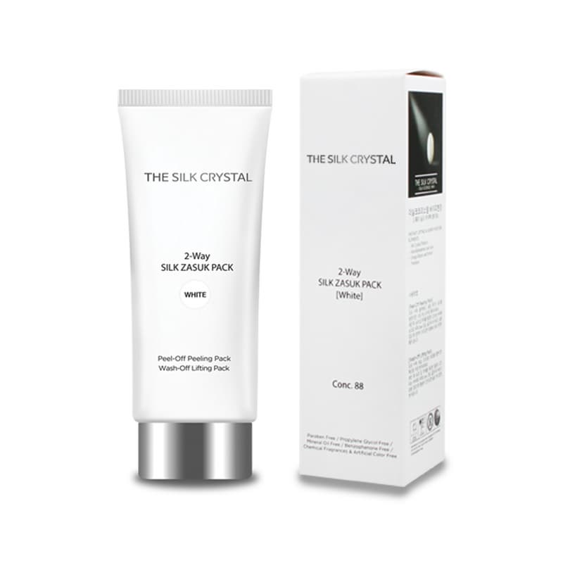 2-Way Silk Zasuk Pack [White] - Korean Facial Pack