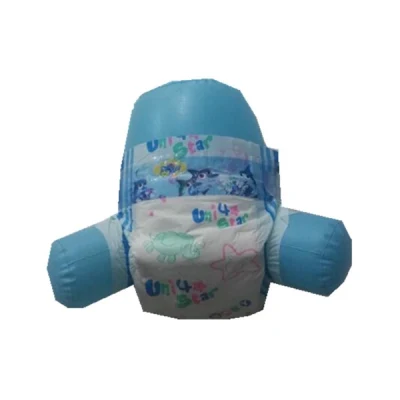 2017 Hot Sell Cheap Factory Price High Absorption Disposable Unit 4 Star Baby Diaper