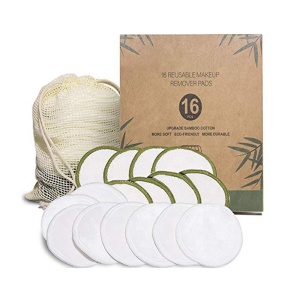 2019 Custom 2 3 4 Layer Make Up Set Instruction Note 20 Reusable Remover Bamboo Cotton Pads